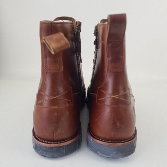 Timberland Men Kendrick Leather Side Zip Casual Boot Brown - Picture 9 of 16